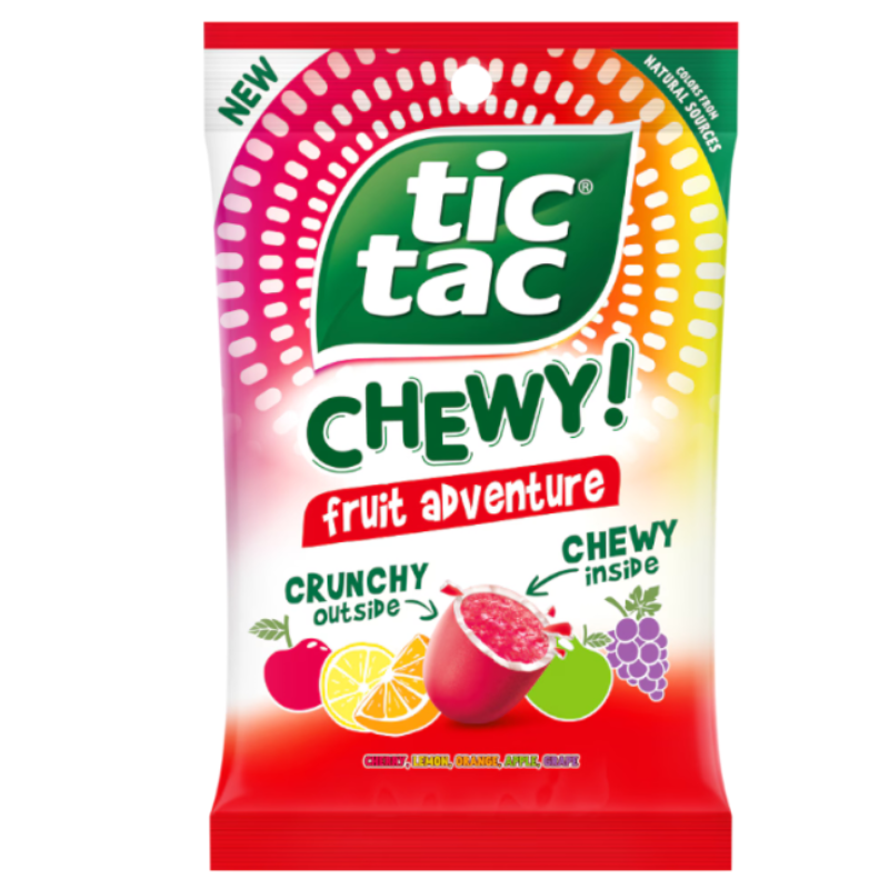 TIC TAC - CHEWY FRUIT ADVENTURE - 80G