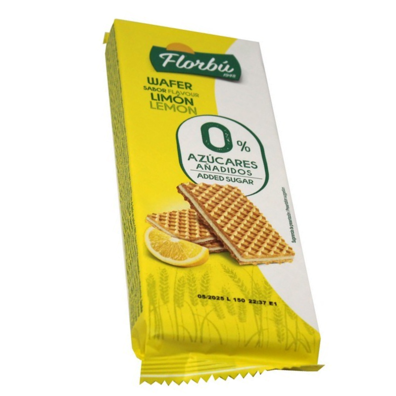 FLORBU - GAUFRETTE CITRON SANS SUCRE - 150G