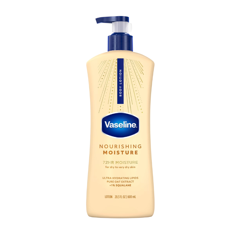 VASELINE LOTION CORPORELLE HYDRATANTE 72 H NOURRISSANTE POUR PEAUX SÈCHES - 20.3FL.OZ