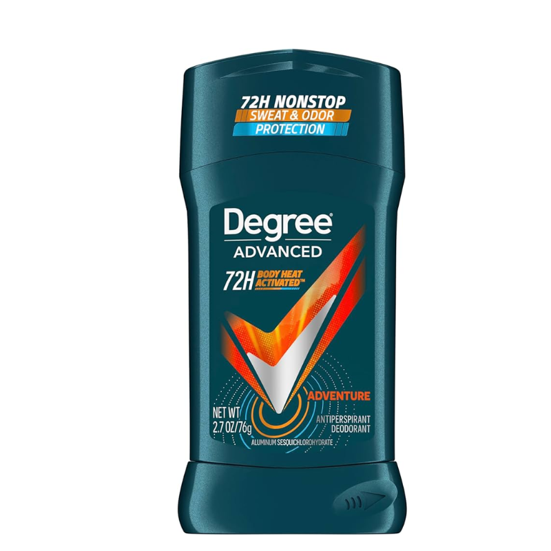 DEGREE - ADVANCED 72H BODY HEAT ACTIVATED ADVENTURE - 2.7OZ