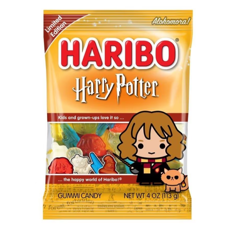 HARIBO - HARRY POTTER ALOHOMORA WINGARDIUM LEVIOSA - 4 OZ