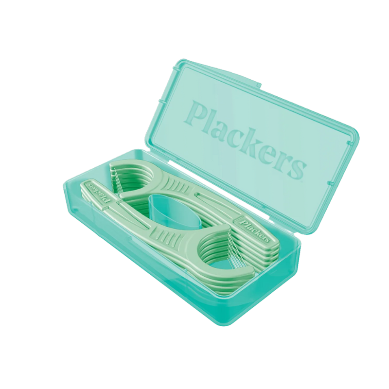 PLACKERS - MICRO MINT DENTAL FLOSSERS - 12CT