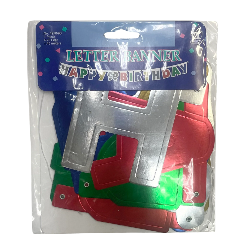 ANSCAN LETTER BANNER HAPPY BIRTHDAY GM