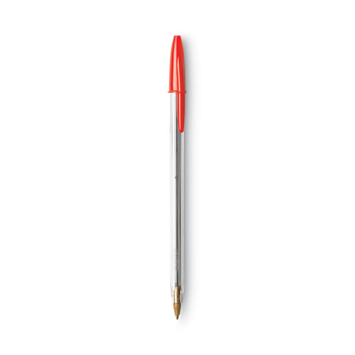BIC - STYLO BILLE CRISTAL XTRA LISSE ENCRE ROUGE