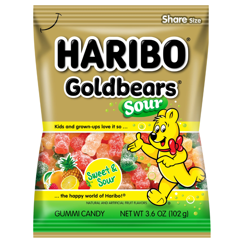 HARIBO - GOLDBEARS SOUR - 3,6OZ