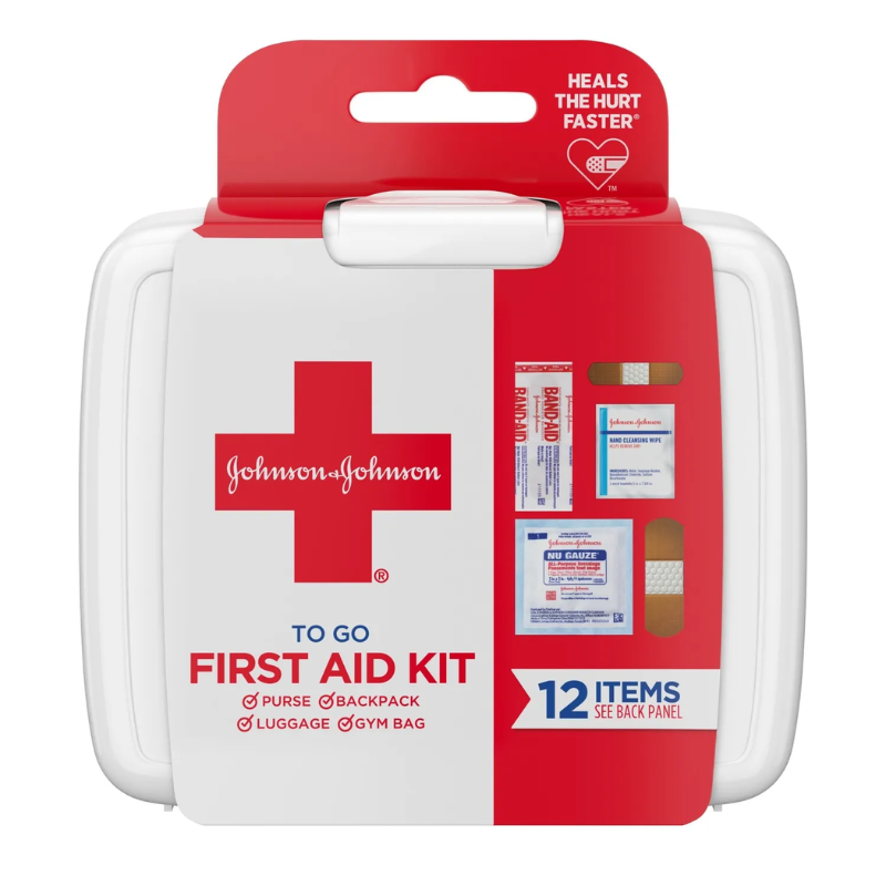 J&J - PREMIERS SECOURS MINI KIT - 12CT
