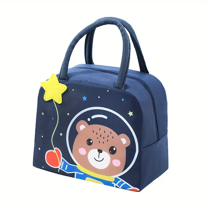 SAC D'ISOLATION 3D CARTOON OURS DE L'ESPACE BLEU