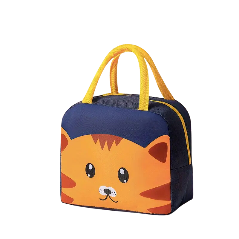SAC LUNCH À GRANDE CAPACITÉ BOÎTE TIGRE BLEU