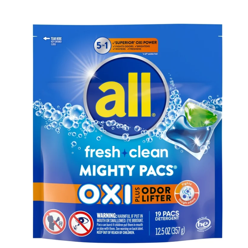 ALL -FRAIS PROPRE PUISSANT OXI 19 PACS - 12,05OZ