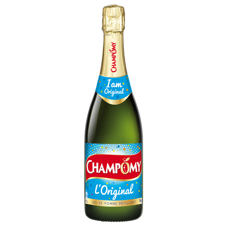 CHAMPOMY L'ORIGINAL JUS DE POMME PÉTILLANT - 75CL