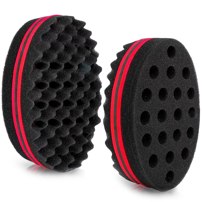 BROSSE TORSADÉE EN ÉPONGE DOUBLE FACE COULEUR ALÉATOIRE