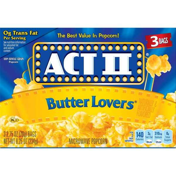 ACT II - BUTTER LOVERS - 8,25OZ