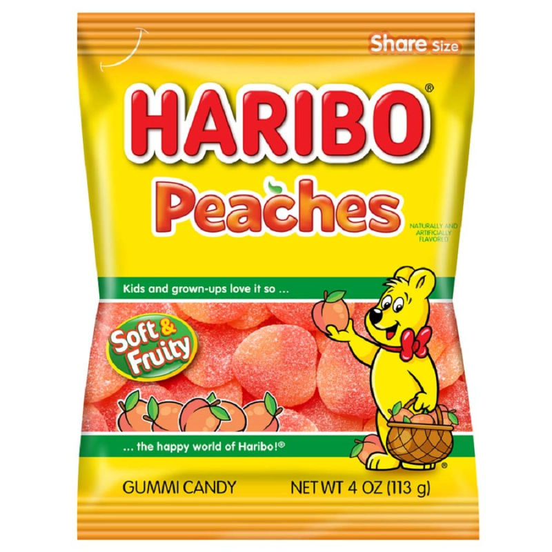 HARIBO - PEACHES - 4OZ