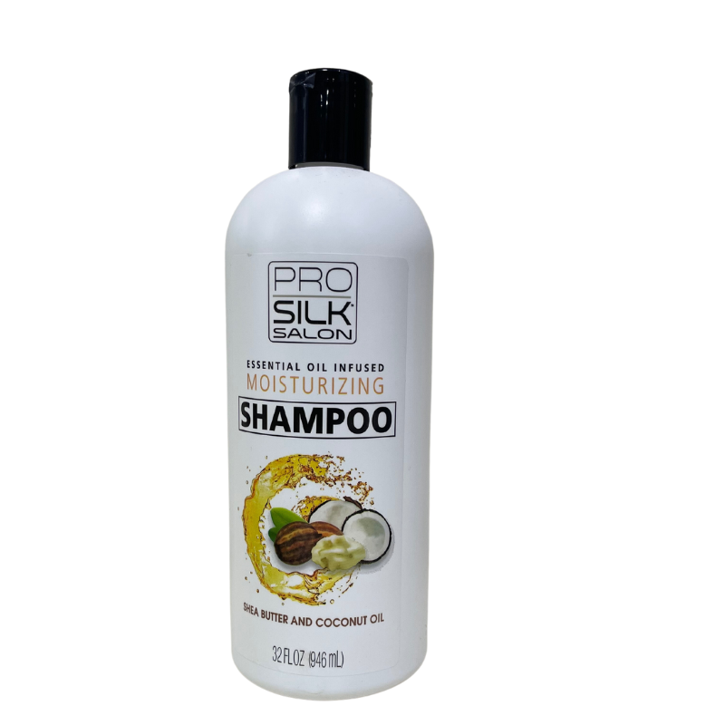 PRO SILK SALON SHAMPOOING BEURRE DE KARITÉ ET HUILE DE NOIX DE COCO 32 OZ.