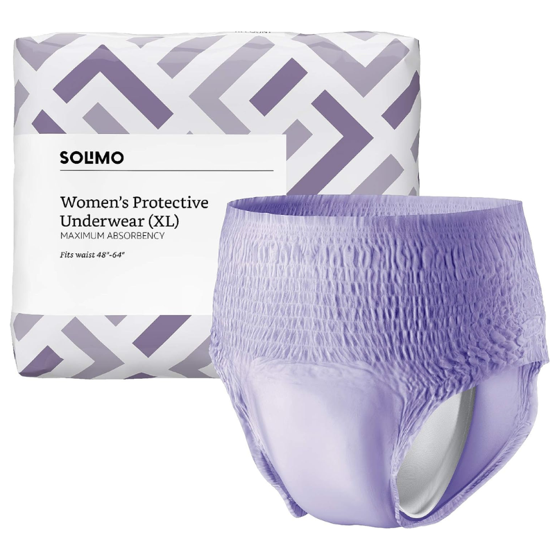 SOL'MO SOUS-VÊTEMENTS POUR INCONTINENCE ET POST-PARTUM POUR FEMME, ABSORPTION MAXIMALE, EXTRA LARGE XL - 16 CT