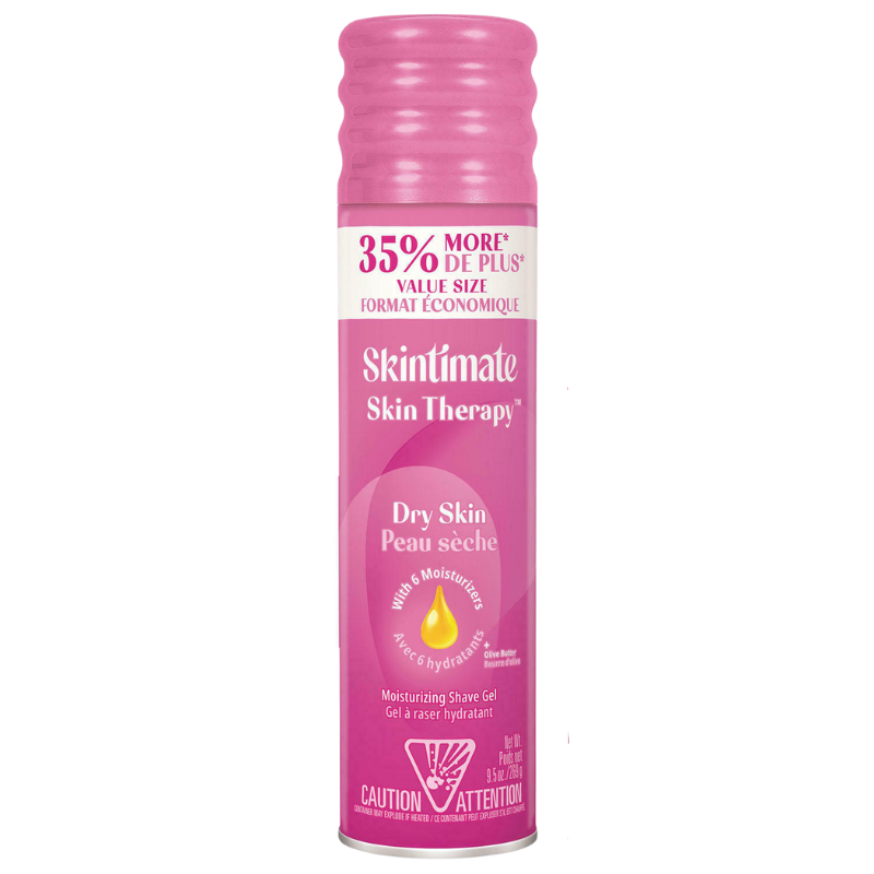 SKINTIMATE - GEL DE RASAGE HYDRATANT POUR FEMME, PEAU SÈCHE - 269 G