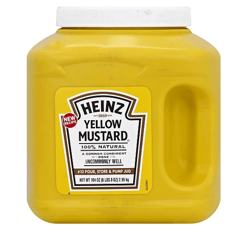 HEINZ - MOUTARDE JAUNE - 2.94 KG