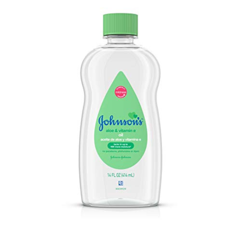 JOHNSONS HUILE BÉBÉ ALOE & VITAMINE-E 14OZ