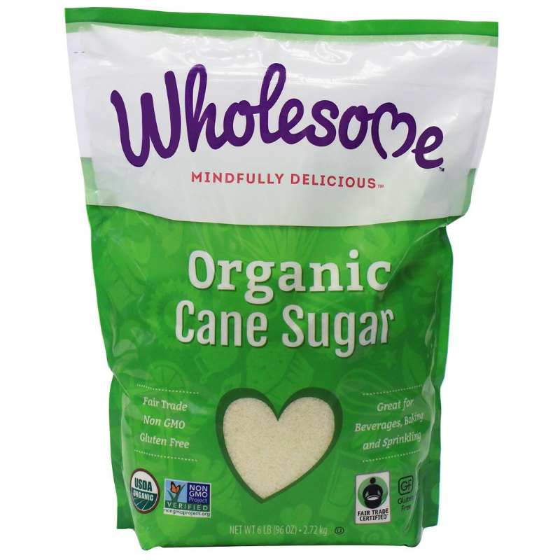 WHOLESOME ORGANIC CANE SUGAR 2.72Kg