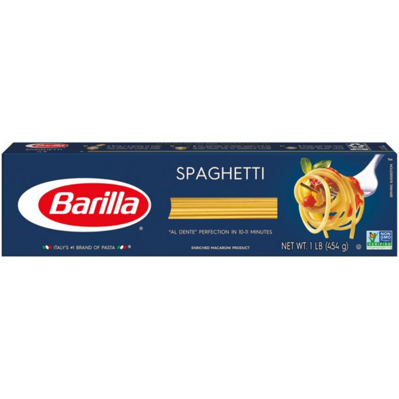 BARILLA SPAGHETTI PASTA 454g