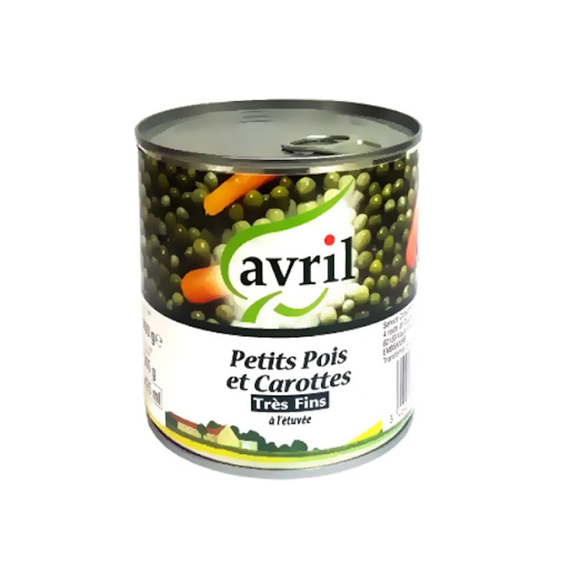 AVRIL PETIT POIS CAROTTES TF 1/2 - 400G