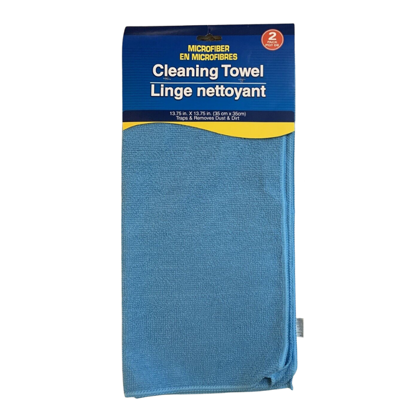 MICROFIBER CLEANING TOWEL PACKS DE 2