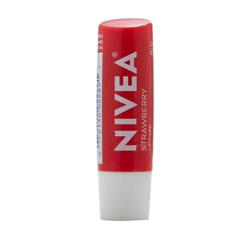 NIVEA STRAWBERRY LIP CARE - BAUME À LÈVRES TEINTÉ POUR DES LÈVRES BELLES ET DOUCES   4,8 G
