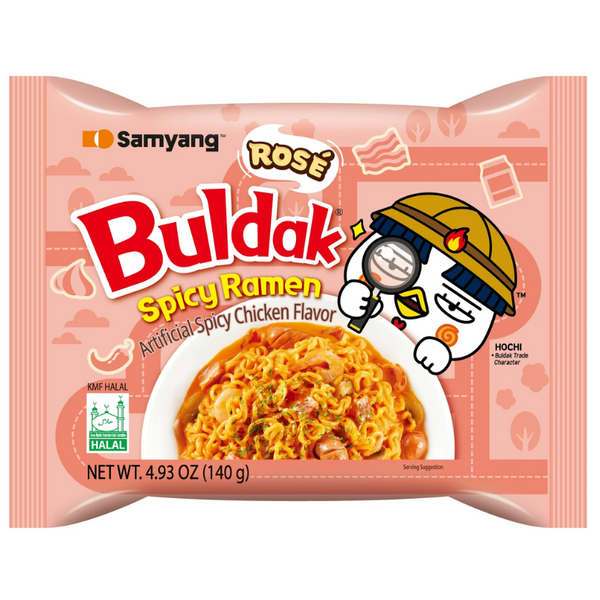 BULDAK - RAMEN  BULDAK ROSE AU POULET ÉPICÉ, 140 G