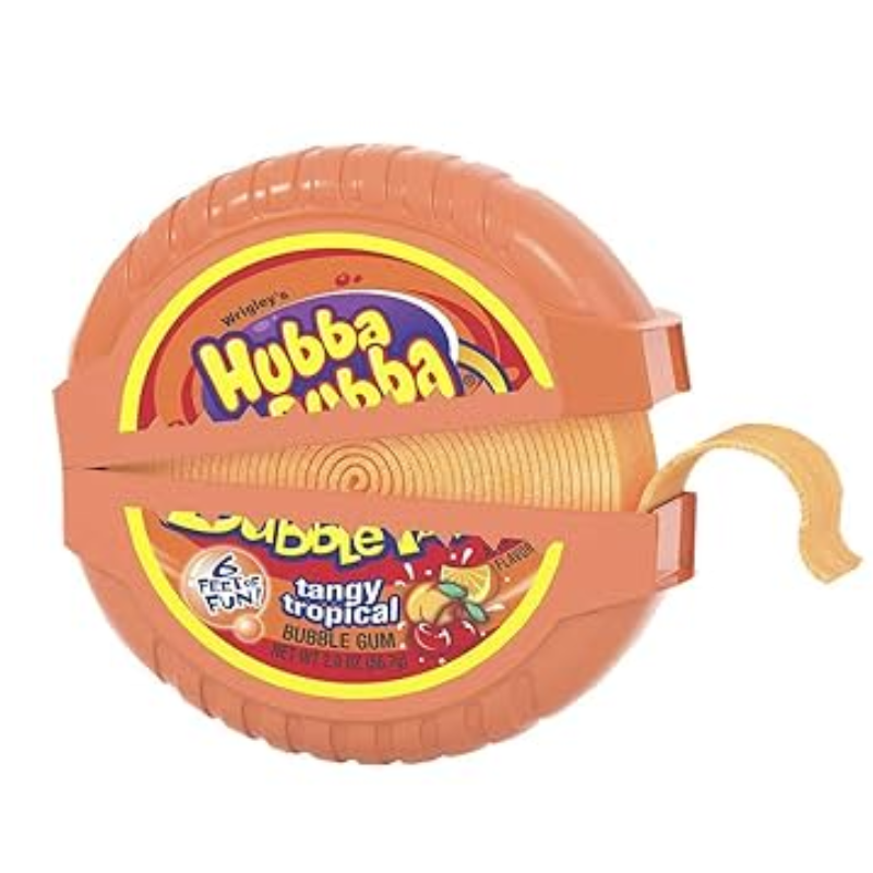 HUBBA BUBBA BUBBLE TAP TANGY TROPICAL  56.7g