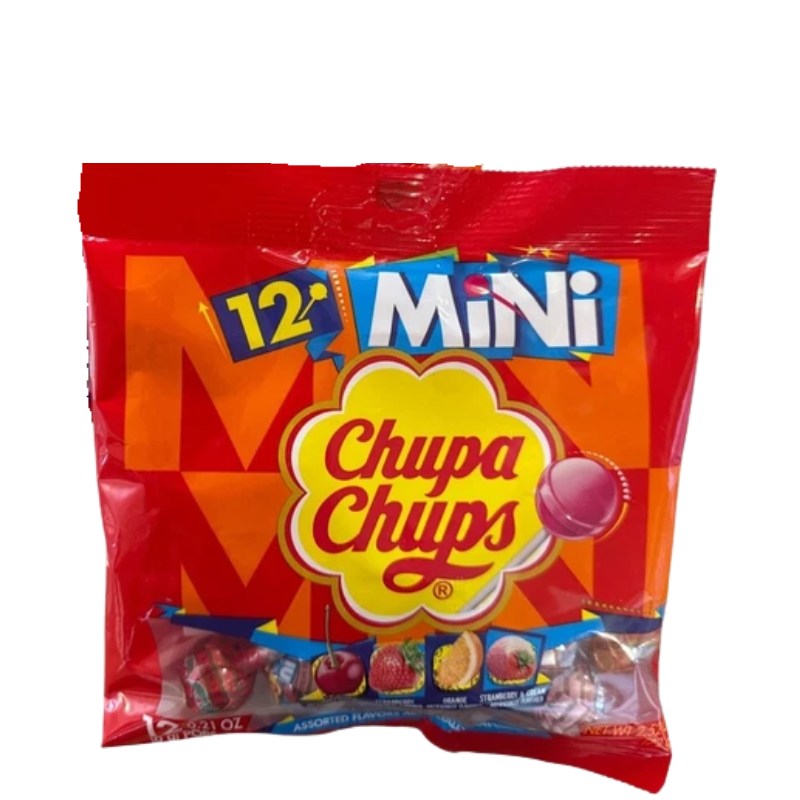 CHUPA CHUPS - 12 MINI SUCETTES - 0.21OZ