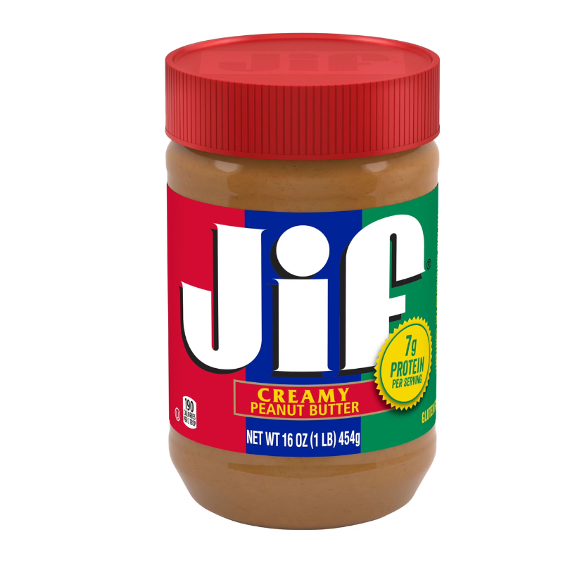 JIF - CREAMY PEANUT BUTTER - 16OZ