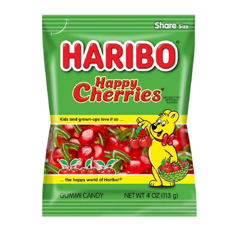 HARIBO - HAPPY CHERRIES - 4OZ