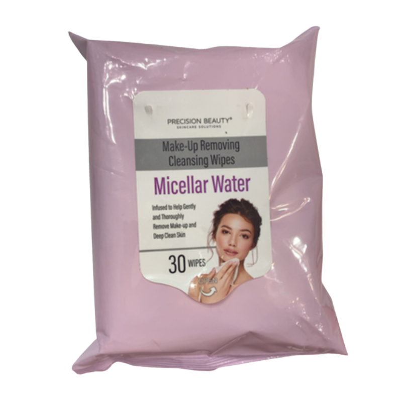 PRECISION BEAUTY MAKE-UP REMOVING CLEANSING WIPES MICELLAR - 30 WIPES