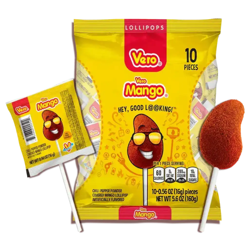 VERO MANGO - CHILI PEPPER POWDER COVERED MANGO - 4.09OZ