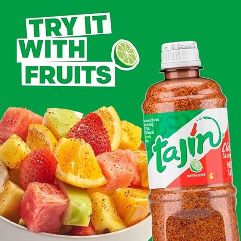 TAJIN - ASSAISONNEMENT CLASICO POUR FRUITS ET COLLATIONS AU CITRON VERT - 400GZ