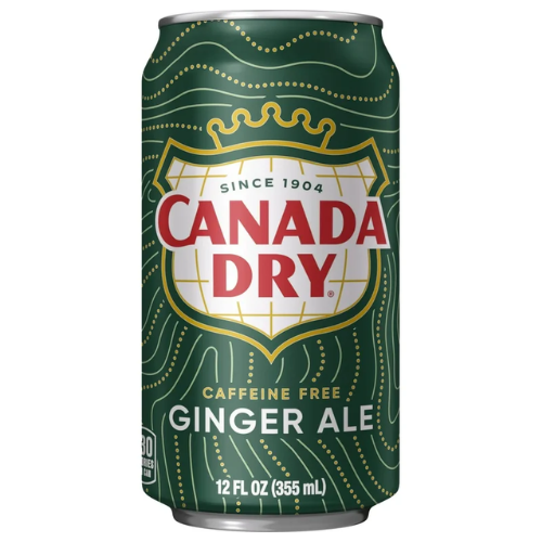 CANADA DRY GINGER ALE SODA 355mL