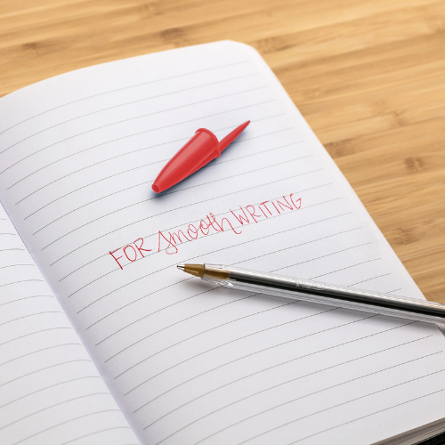 BIC - STYLO BILLE CRISTAL XTRA LISSE ENCRE ROUGE