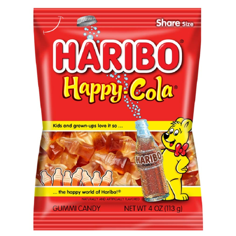 HARIBO - HAPPY COLA - 4OZ