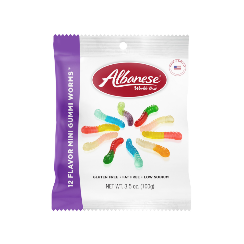 ALBANESE WORLD'S BEST GUMMI WORMS 3,5 OZ