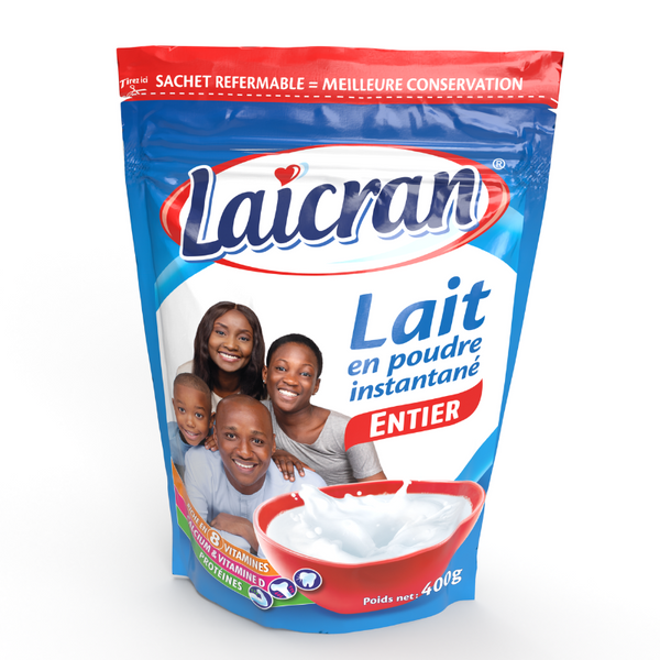 LAICRAN - LAIT ENTIER EN POUDRE - 400G