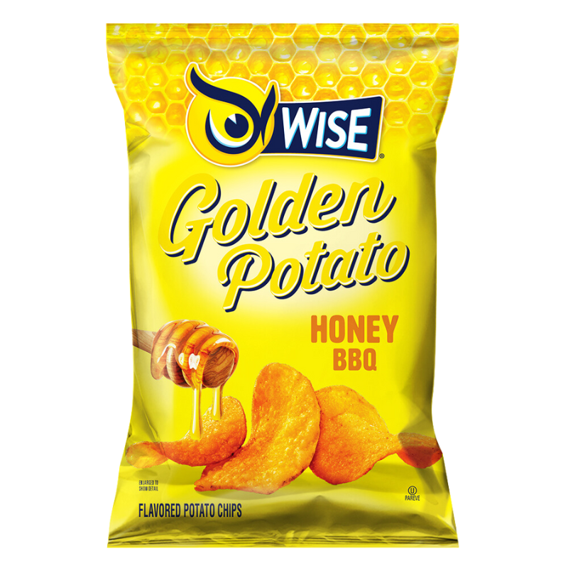 WISE - GOLDEN POTATO HONEY BBQ - 0,75OZ