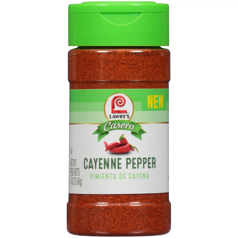 LAWRY'S - CASERO POIVRE DE CAYENNE - 1,62OZ