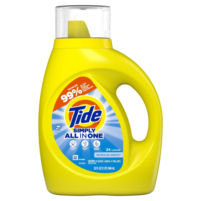 TIDE - DÉTERGENT À LESSIVE LIQUIDE - 32FLOZ