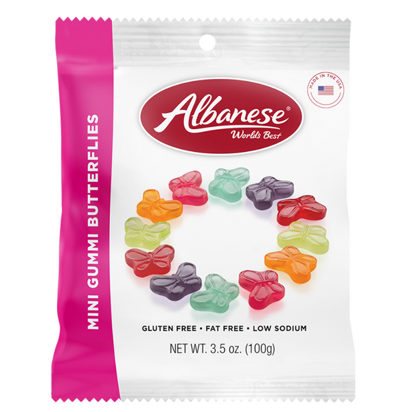 ALBANESE - WORLD BEST MINI PAPILLONS EN GÉLATINE - 3.5OZ