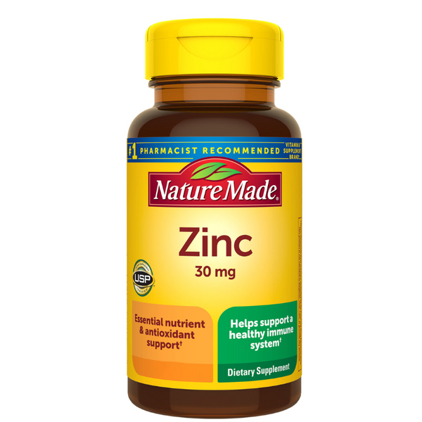 NATURE MADE ZINC 30 MG - 100TABLETS