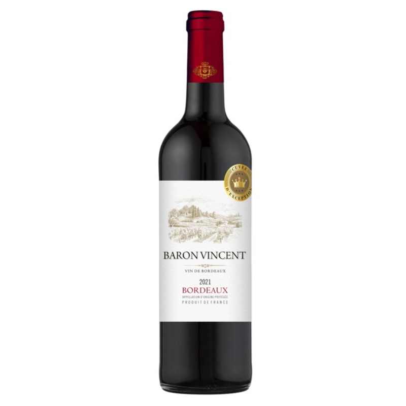 BARON VINCENT - VIN DE BORDEAUX - 75CL