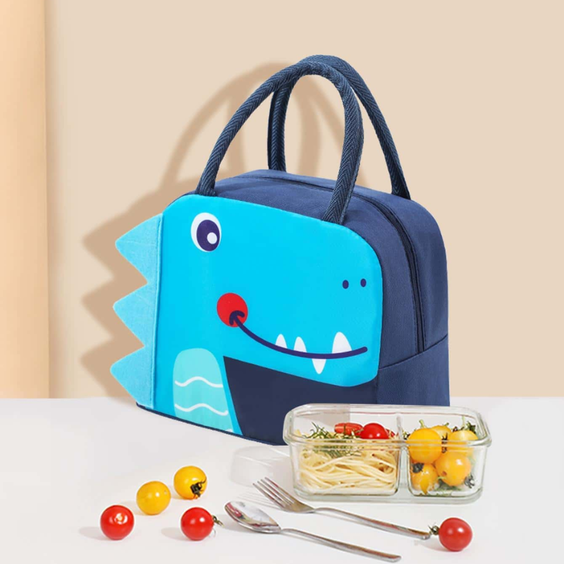 SAC D'ISOLATION 3D CARTOON DINISAURE BLEU