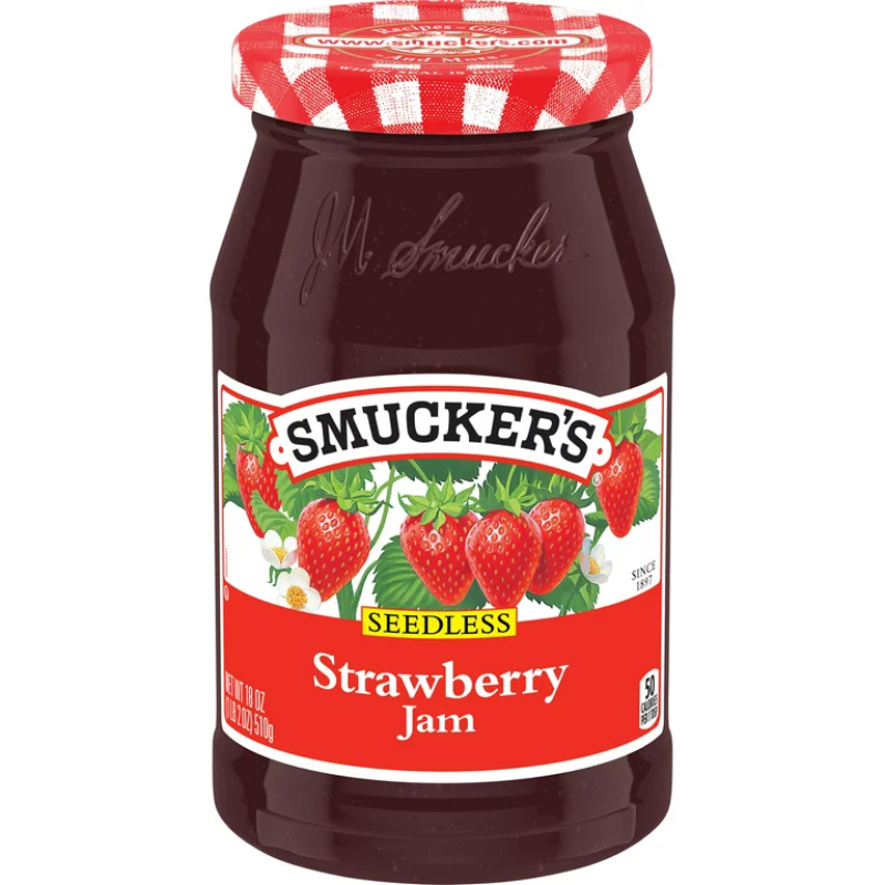 SMUCKER'S - CONFITURE DE FRAISE SANS PÉPINS - 510 G