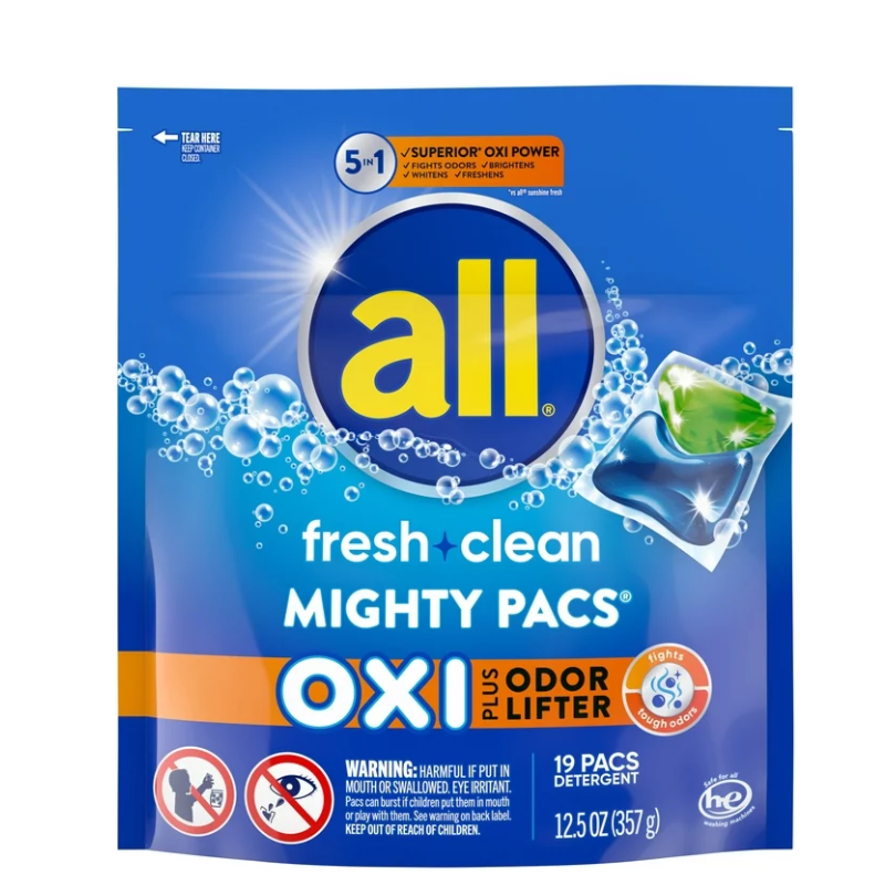 ALL -FRAIS PROPRE PUISSANT OXI  19 PACS - 12,05OZ