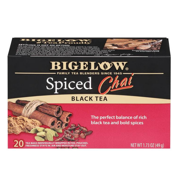 BIGELOW - THÉ NOIR CHAI ÉPICÉ- 49 G